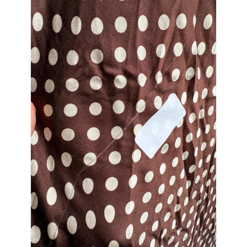 Ronny Kobo Brown Holiday Dress Size S with Minor Pulled Seam & Small Snags - Picture 7 of 9